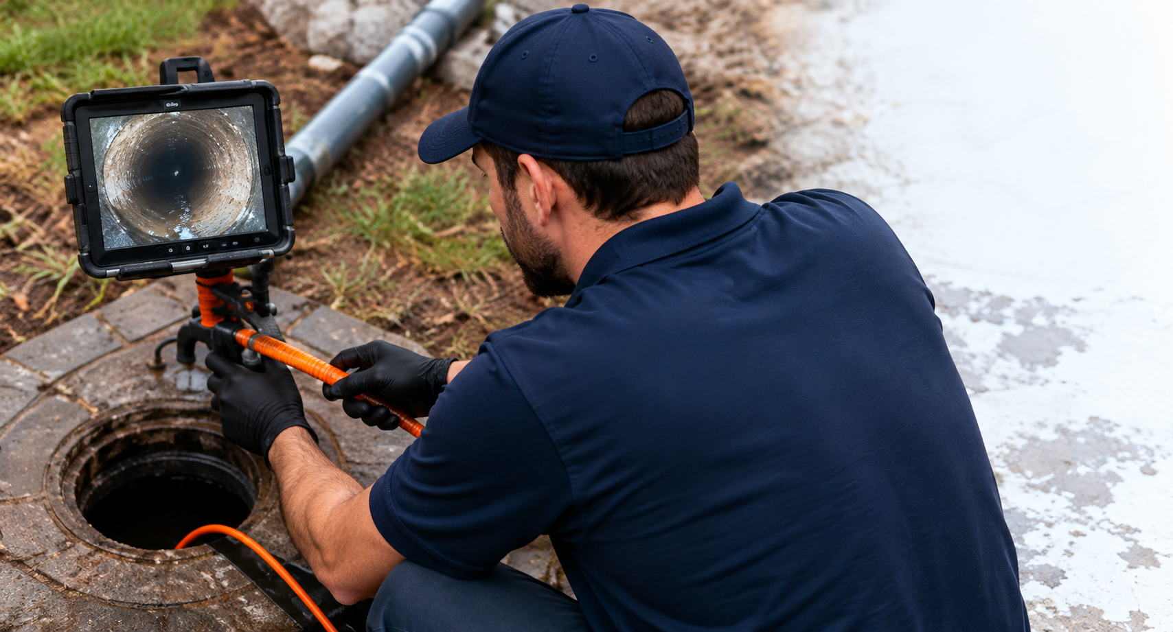 Plumber CCTV Camera Drain Inspection Melbourne