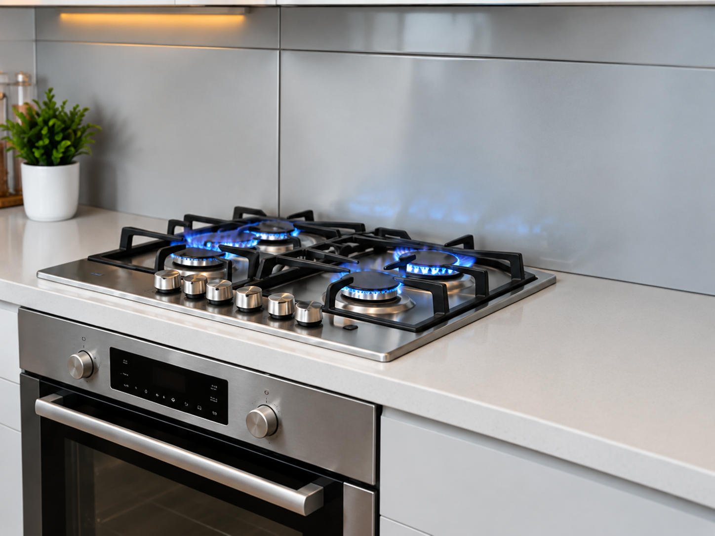 Gas Appliance Installation Countertop Cooktop