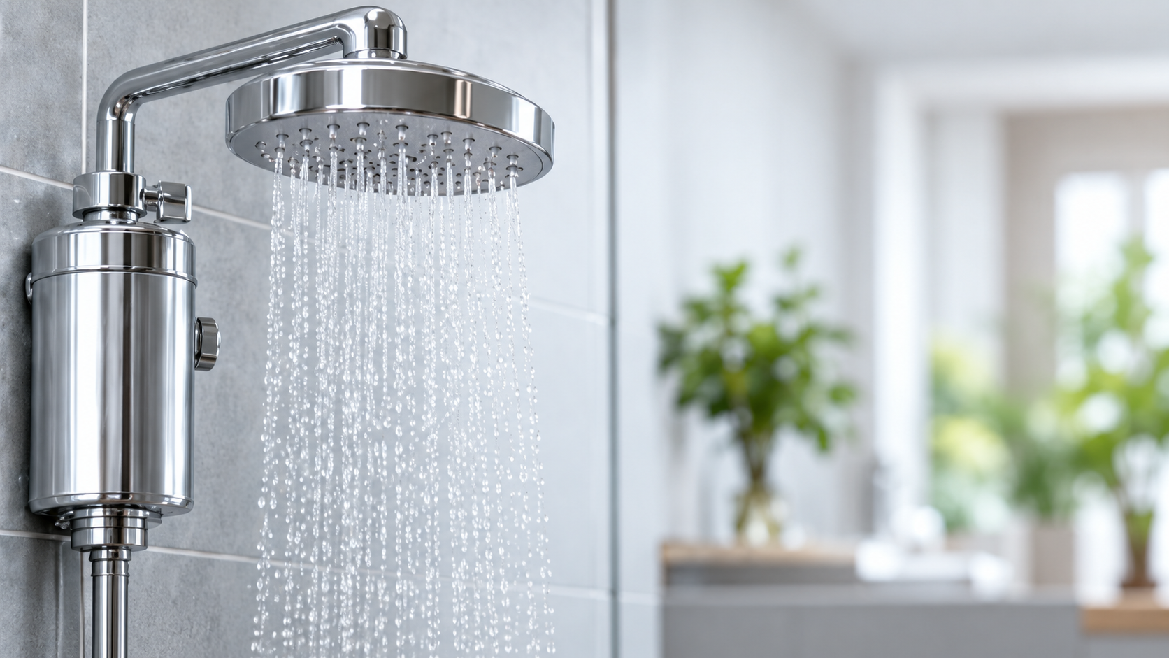 Showerhead with Water Filter Installation